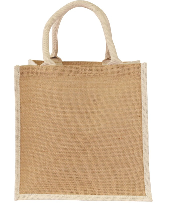 Sac publicitaire en jute - MUMBAI Jute blanc